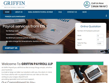Tablet Screenshot of griffinpayroll.co.uk